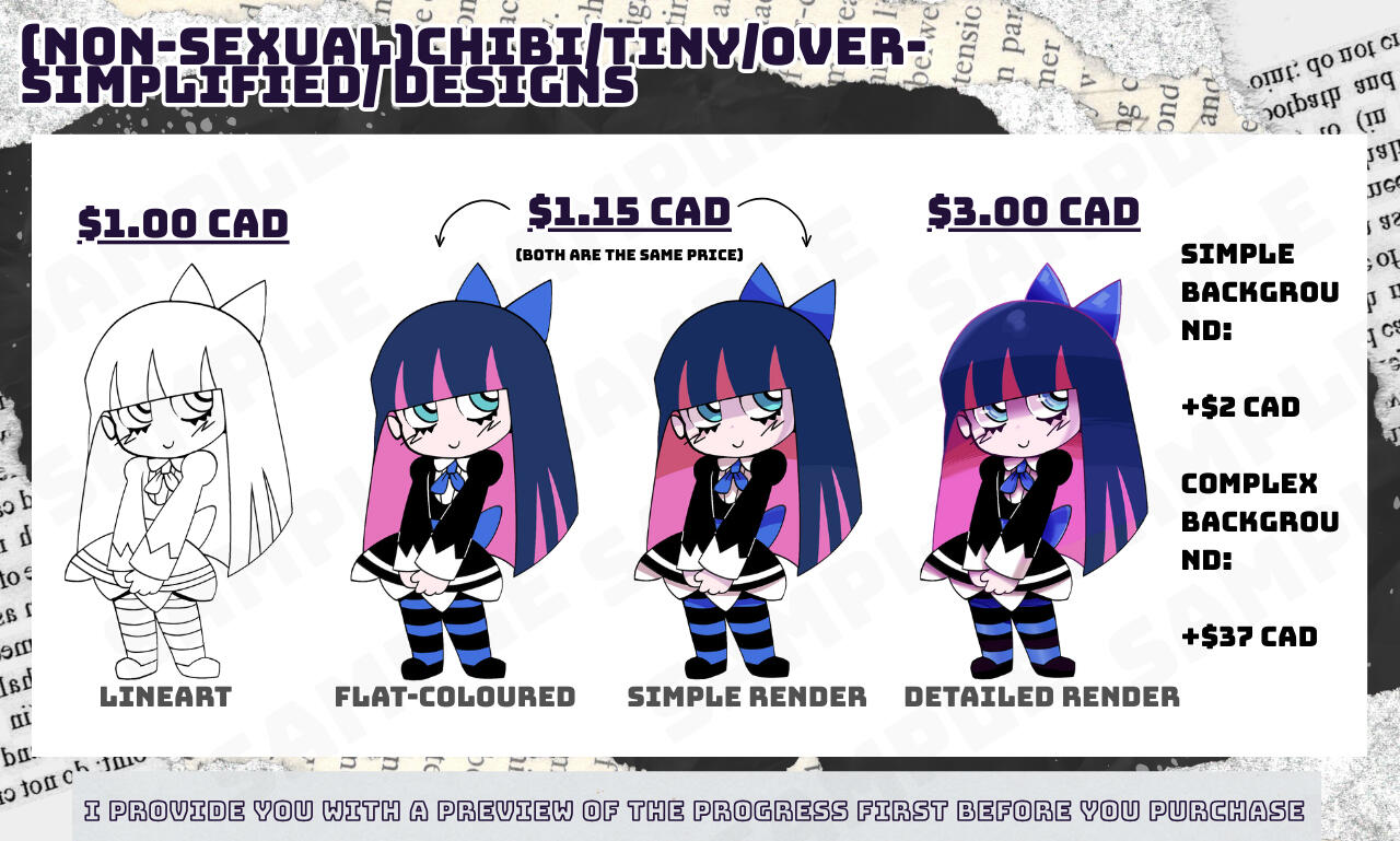 (NEW!) Chibi/Tiny Figure Art