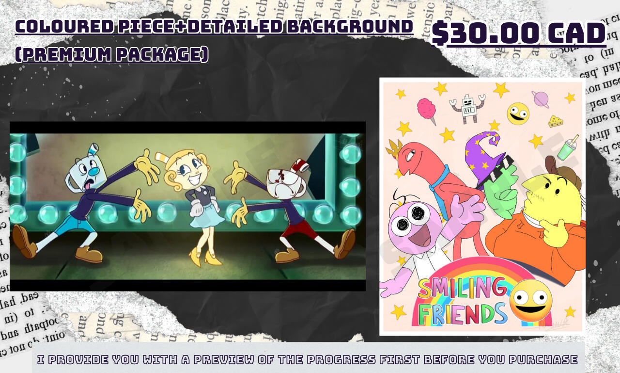 Colored Art + Background