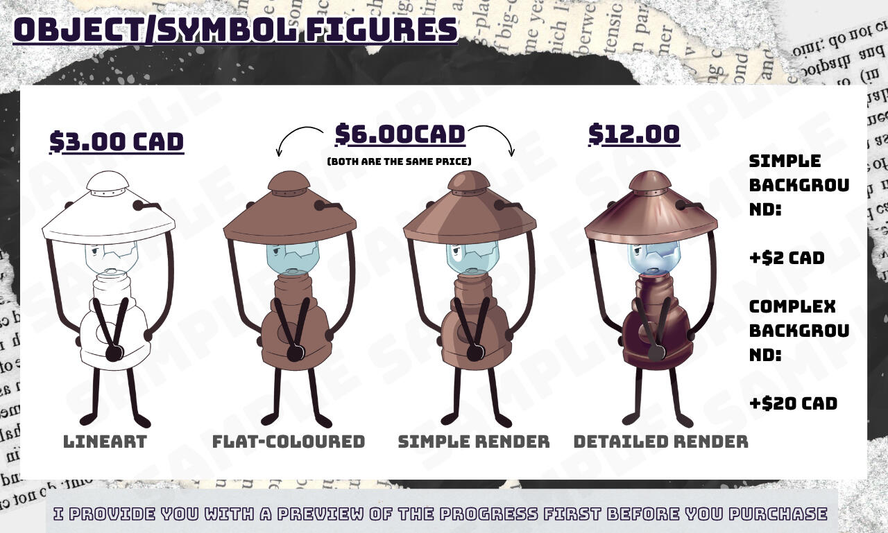 (NEW!)Object/Symbol Figure Art