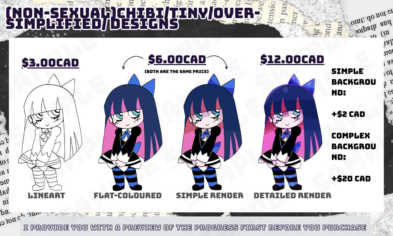 (NEW!) Chibi/Tiny Figure Art