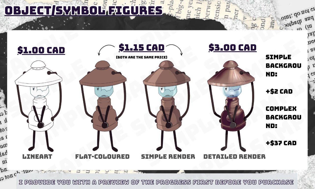(NEW!)Object/Symbol Figure Art