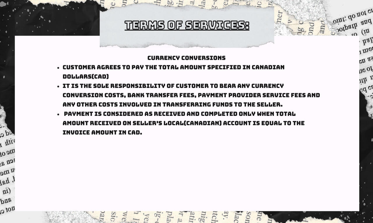 Tos Currency conversion